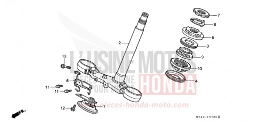 STEERING STEM VFR750FN de 1992